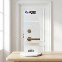 Sistema de Cerradura de Puerta de Hotel de Aleación de Zinc con Bloqueo Automático, 13.56Hz, Control de Acceso con Tarjeta, Software Gratuito, Certificado UL CE