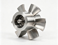 Turbine de pompe marine en acier inoxydable moulée par gravité SS316L Duplex 2205 pour eau de mer navale