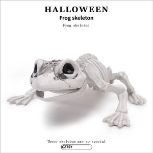 Adornos Decorativos <span class=keywords><strong>de</strong></span> Halloween con Forma <span class=keywords><strong>de</strong></span> <span class=keywords><strong>Esqueleto</strong></span> <span class=keywords><strong>de</strong></span> <span class=keywords><strong>Rana</strong></span>, Simulación <span class=keywords><strong>de</strong></span> Animales, para Decoración <span class=keywords><strong>de</strong></span> Bares y Casas Encantadas - Product Image 2