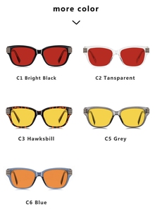 Firstsense cá nhân khung dày TR Pin ống kính màu cam phong cách retro Khung ánh <span class=keywords><strong>s</strong></span>áng chống xanh cao cấp châu Âu và Mỹ - Product Image 4