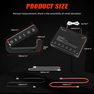 Panneau de commutation 12V 24V Off Road Aux 6 Gang sans fil pour Wranger <span class=keywords><strong>JK</strong></span> - Product Image 6