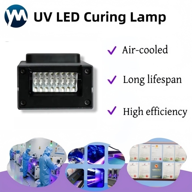 Air Cooling 70W UV Curing Light Source 385nm 405nm LED Lamp for 3D Printer UV Flatbed Printer Ink Dryer