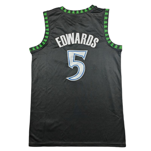 2026 Minnesota 5 pour hommes #   Anthony Edwards # Maillot de basket-ball respirant sans manches 3 Jaden <span class=keywords><strong>McDaniels</strong></span>, uniforme de jeu cousu pour les fans - Product Image 6