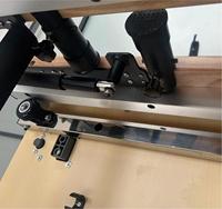 Equipo de Pilates Clásico de Madera para el Hogar, Diseño Resistente con 6 Resortes, Máquina de Pilates Reformer de Madera de Arce Plegable, Listo para Enviar