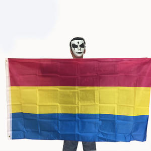 Rayas cosidas de calidad superior al aire libre 3x5ft Gay LGBT Pride Rainbow Flag con <span class=keywords><strong>2</strong></span> ojales de latón - Product Image 5