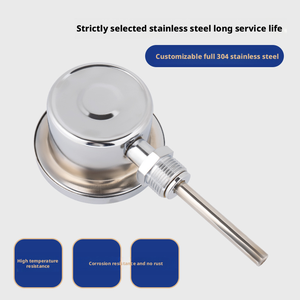 Thép không gỉ quay số Loại Dưới Kết nối công nghiệp lưỡng kim Nhiệt kế - Product Image 2