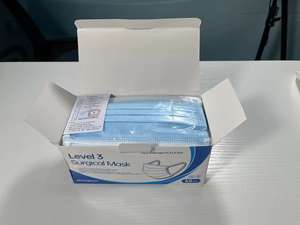 SJ Masker Wajah Medis EN14683 Mascarillas Maskss Wajah ASTM Level 3 3ply Masker Wajah Sekali Pakai - Product Image 3