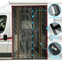 L'installation du moustiquaire magnétique en fibre de verre pour les camping-cars est sans perçage