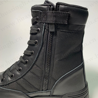 XC, Anti-choc EVA + semelle en caoutchouc USMC bottes de combat d'entraînement 6 pouces noir bottes de style solide pour hommes HSM044