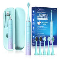 Cepillo de Dientes Eléctrico Sónico Recargable SEAGO SG-972, Personalizado, Superventas en el Extranjero, con 5 Modos y Temporizador Inteligente