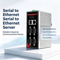 Gateway Industrial Modbus para Riel DIN, RS232/485 a Ethernet, Convertidor Modbus RTU/TCP, para Fábrica Inteligente y SCADA