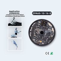 Actuador Robótico con Reductor de Torque Personalizado ZBDynamiX, Alta Precisión, Bajo Ruido, 10arcmin, con Motor de Engranajes DC, OEM o ODM