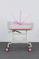 Berceau 2 en 1, berceau pliable portable pour bébé, berceau respirant pour nouveau-né, panier à bascule, lit d'appoint doux, lit pour bébé lavable