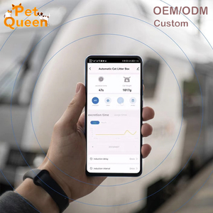 Vente chaude <span class=keywords><strong>Pas</strong></span> <span class=keywords><strong>Cher</strong></span> Personnalisable Autonettoyant Kitty <span class=keywords><strong>Litière</strong></span> Élimination Des Odeurs APP Contrôle Sûr Automatique Chat <span class=keywords><strong>Litière</strong></span> - Product Image 5