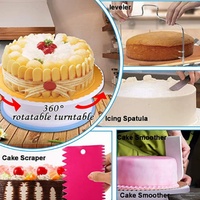 Outils de pâtisserie écologiques en acier inoxydable de haute qualité, fournitures de décoration, plateau tournant, équipement pour support à gâteau
