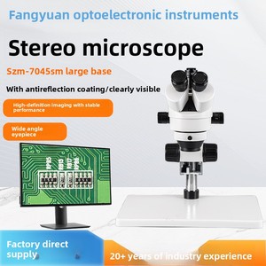 Microscope stéréoscopique binoculaire REHAZE SZM-7045SM avec éclairage LED, base large, <span class=keywords><strong>zoom</strong></span> continu, garantie 1 an - Vente en gros fabricant - Product Image 5