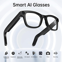 Gafas con Cámara Inteligente IA 1080P 220mAh con Asistente IA BT, Micrófono, Control por Aplicación, Llamadas de Voz, Reproductor de Música, Transparentes ASPOR A790