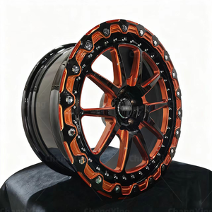 ล้ออัลลอยด์ฟอร์จสั่งทำพิเศษ พร้อมบีดล็อค สีดำเงา ขอบสีเหลือง ขนาด 18x8.5J ET 34 PCD 5x112 CB 57.1 สำหรับ Audi TTRS ปี 2018 - Product Image 3