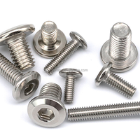 Harga Pabrik Langsung  Sekrup Hex Socket Profil Ultra Rendah M2 M6 Grosir Mesin Sekrup Baja Tahan Karat 304 Pemasok