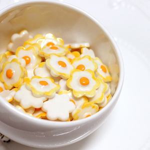 Mini Cabujones de Resina 3D con Forma de Huevo de 10*12MM, Alimentos de Desayuno en Miniatura para Cocina, Centro de Lazos para el Cabello y Manualidades - Product Image 6