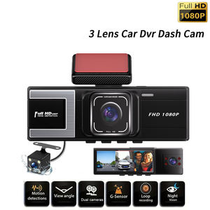 3.16 pouces voiture DVR 1080P 3 lentilles voiture tableau de bord caméra enregistreur vidéo registre vidéo Dashcam caméra avec Wifi Production personnalisée - Product Image 2