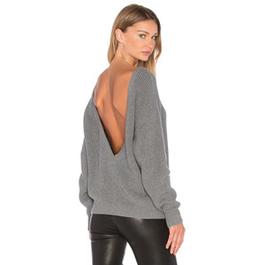 188 Nouveaux pulls en tricot tendance pour femmes, col en V, manches longues, style streetwear, pour l'automne, en vente sur <span class=keywords><strong>AliExpress</strong></span> - Product Image 3