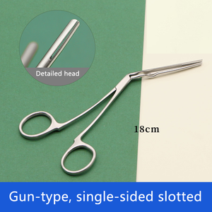 Pinces chirurgicales pour implants nasaux à poignée dorée, pinces d'insertion, instruments de rhinoplastie esthétique, pinces extensibles 18 cm - Product Image 6