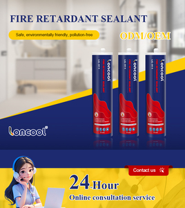 Scellant en silicone ignifuge, mastic résistant au feu pour le remplissage des espaces entre les murs, les sols, les tuyaux, les câbles, les joints <span class=keywords><strong>de</strong></span> construction - Product Image 2