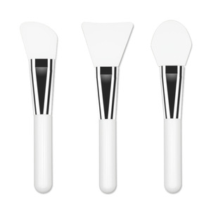 Pincel de silicona blanca para mascarilla Don't Eat, maquillaje de belleza portátil, herramienta de <span class=keywords><strong>Spa</strong></span>, recién llegado - Product Image 1