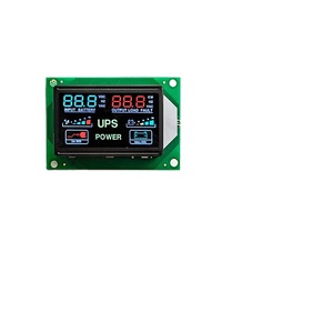 Tùy chỉnh va loại LCD nhà sản xuất chip trên tàu màn hình màu đen 6 chữ số ht1621 màu bảy đoạn hiển thị Module UPS điện - Product Image 4