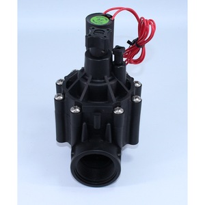 Válvula Solenoide de Riego de 40 mm DN32 con Rosca Interna, Válvula Piloto Electrónica Manual DC24V, Unidireccional, de Plástico - Product Image 1