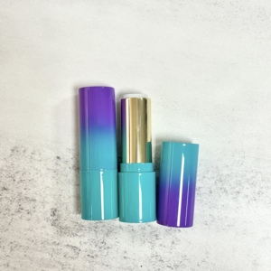 ตลับลิปสติกแบบไล่สีแฟชั่น 3-4 กรัม แบบเติมได้  หลอดลิปบาล์มพลาสติกพร้อมปลอกอะลูมิเนียม - Product Image 3