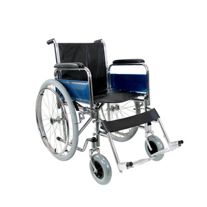รถเข็นวีลแชร์แบบแมนนวล HJK-W803 ชุบเคลือบด้วยไฟฟ้า น้ำหนักเบา พับได้ พร้อมเบรกแบบ U สำหรับผู้สูงอายุ ช่วยในการเคลื่อนที่ - Product Image 2