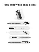 Coque de téléphone portable magnétique à pois de dessin animé Wave Point pour 16/17 Pro Max, design détachable deux-en-un, qualité militaire