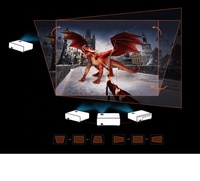 AUN AKEY9S Projecteur LED personnalisé Vidéo projecteur Full HD 7500 Lumens 4K Vidéo projecteur pour Home Cinéma