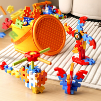 Puzzle Jigsaw dengan Mainan Balok Bangunan Lembut Berukuran Besar Mainan Pelatihan Berpikir Anak Laki-laki Mainan Edukatif Hadiah Ulang Tahun Anak-anak