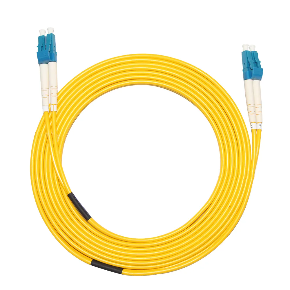 Xxd Hoge Kwaliteit Goedkoper Sc/Lc Upc Sm Dx 2.0Mm G652D 1M 2M 5M 10M Geel Fiber Optic Patch Cord