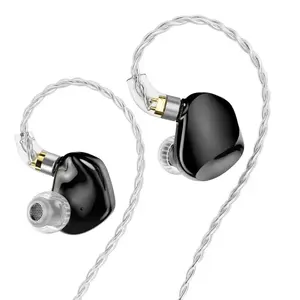 NEW TRN VX PRO+ 8BA+1DD ハイブリッドドライバー ヘッドホン 金属製 インイヤーイヤホン 有線 IEM HiFi DJ 音楽モニター ランニング スポーツイヤホン - Product Image 3