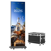 Écran d'affichage LED couleur HD 180 ° Modules LED P2.5, panneau pliable, panneaux LED tout-en-un, écran d'affichage