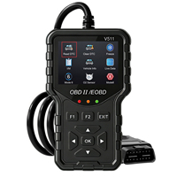 Lecteur de code OBD2 V511, outil de diagnostic automobile, lecteur de code moteur avec test de batterie, outil de scan OBDII pour véhicules 12V