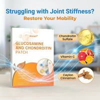 Patch transdermique topique de glucosamine et de chondroïtine en film PU PE pour améliorer la flexibilité des articulations et favoriser la santé osseuse