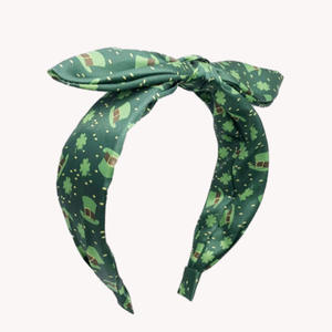 Kleidung mit irischem Motiv für das St. Patrick's Day-Festival, St. Patrick's Day-Stirnband mit Hasenohren für Damen, Kleeblatt-Kopfbedeckung für Feiertagspartys - Product Image 5