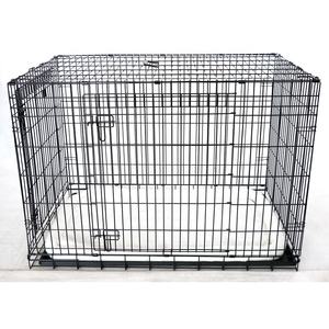 Sıcak satış metal köpek kafesi taşınabilir dayanıklı taşıyıcı küçük hayvanlar için açık havada kapalı tel pet muhafaza taşınabilir hareketli ev - Product Image 3