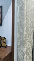 Rideau occultant jacquard en velours sur mesure, motif en relief, moderne, à œillets, prêt à poser pour fenêtre française, directement de l'usine