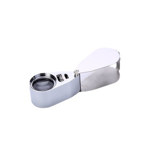 All Metal Magnifier 40mm Lens 3 LED Light Jewelry Identification Handheld Magnifier - Product Image 5
