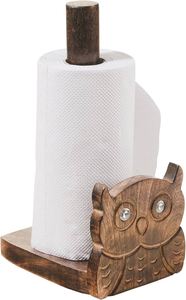Porte-rouleau de cuisine en bois de hibou de haute qualité, sculpté à la main, passe au lave-vaisselle, multifonctionnel, prêt à l'exportation pour la maison et l'hôtel - Product Image 2