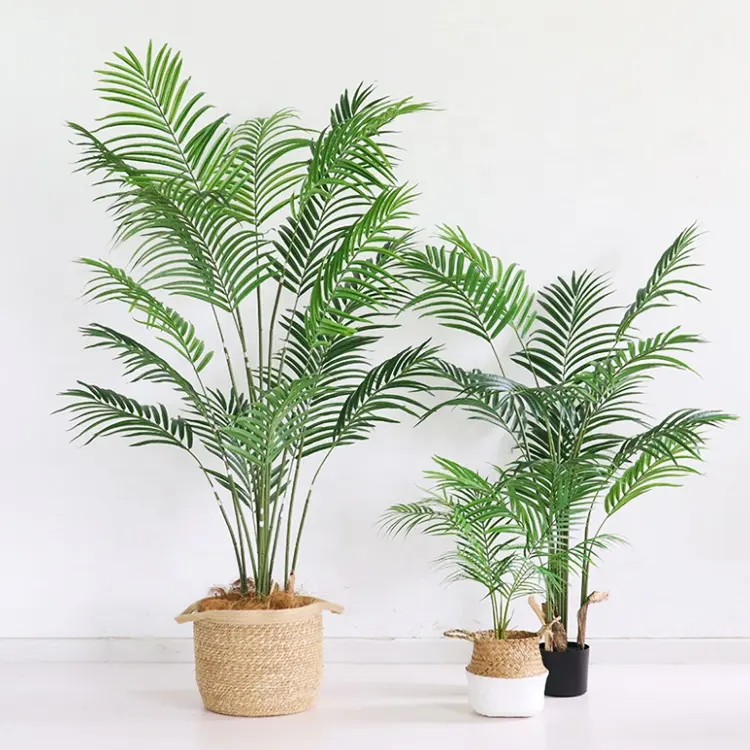 2024 Künstliche Pflanze Home dekorative Bonsai Pflanze Topf künstliche Areca Palme