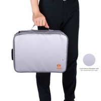 YIHUAXING Deliway sac de documents multicouche ignifuge et étanche pratique pour une utilisation au bureau
