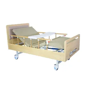 Alibaba select supplier wooden metal manual 1 function home care bed