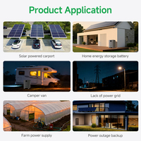 Batería Solar LiFePO4 Apilable de 16KWh 32KWh 51.2V Directo de Fábrica, Sistema de Almacenamiento de Energía Doméstica de Ciclo Profundo CAN para Uso Residencial